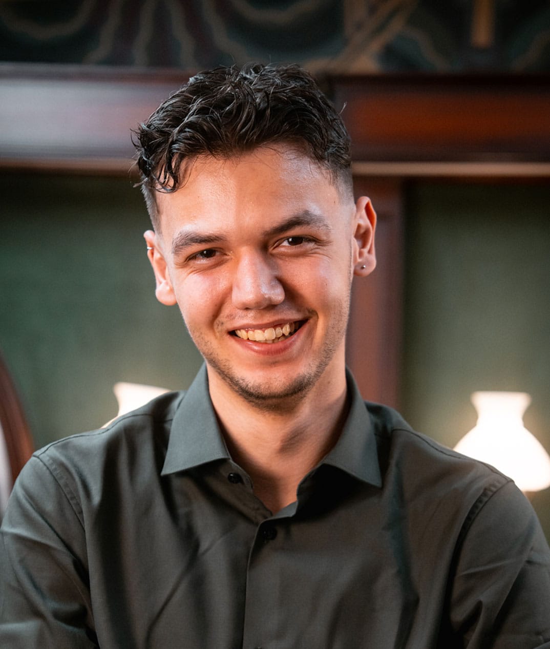Barber Kasper van Annie's Barbershop